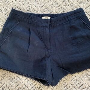 Loft navy detailed shorts